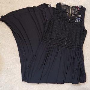 NWT Long Black Maxi Dress